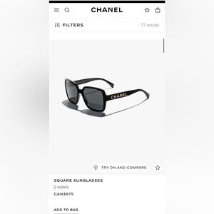 CHANEL BNIB sunglasses. OBO. Authentic. Unworn. No scratches. Original packaging